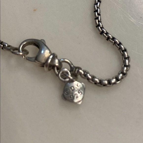 David Yurman Black Onyx & Diamond Necklace - Picture 6 of 9